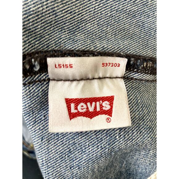 Levi Strauss 501 Jeans Mens 38 waist 32 inseam Button Fly Wide Leg Boot Denim - Picture 7 of 10